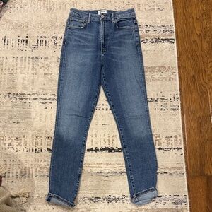 Agolde Women's Skinny Jeans in Classic Blue